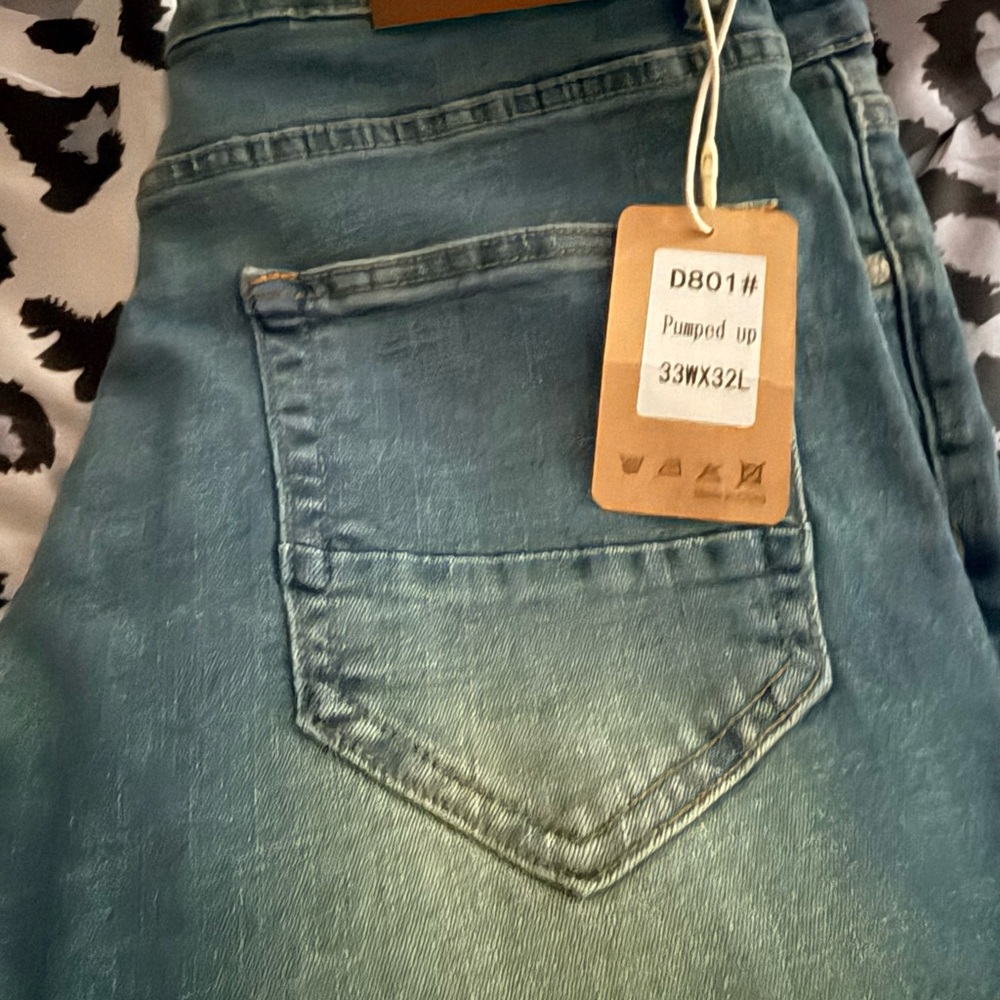 Classic Blue Straight Leg Jeans - Picture 2 of 2